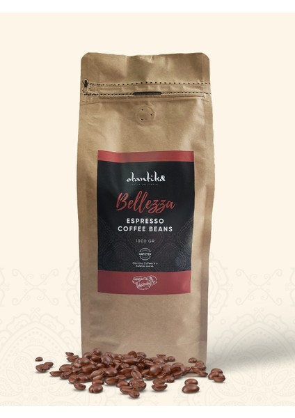 1000 gr Bellezza Espresso Kahve Çekirdeği