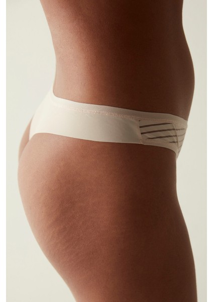 Nude Colors Beige Tanga Külot fiyatları