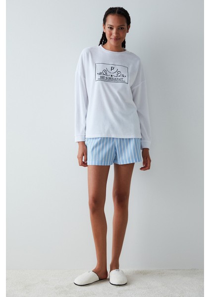 Aria Beyaz Sweatshirt fiyatları