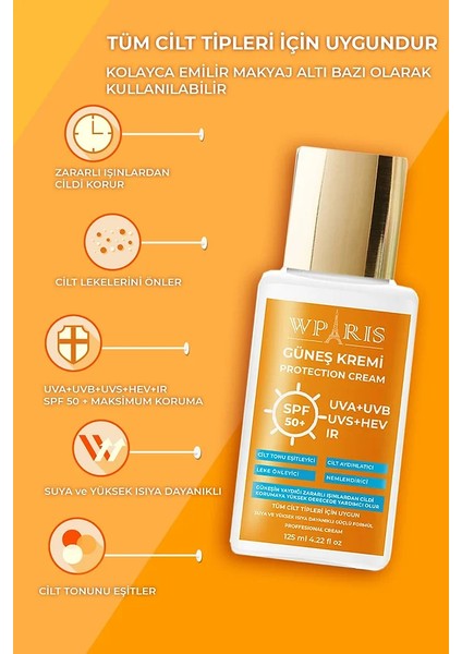 Onyx Serisi Güneş Kremi Renk Eşitleyici Spf 50+ 125 ml