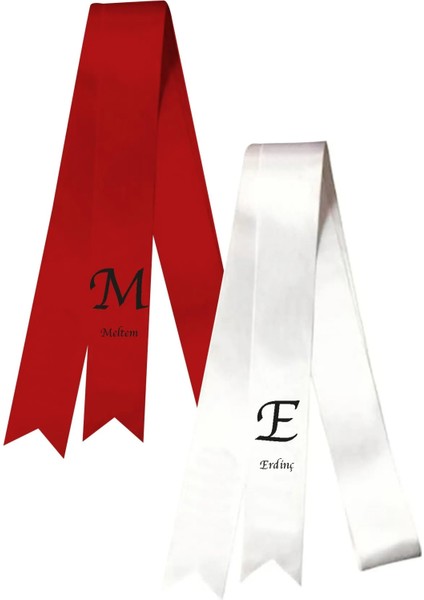 Nişan Düğün Gelin Damat Takı Kurdelesi Tören Kurdelesi Saten Beyaz Kurdele Kişiyeözel