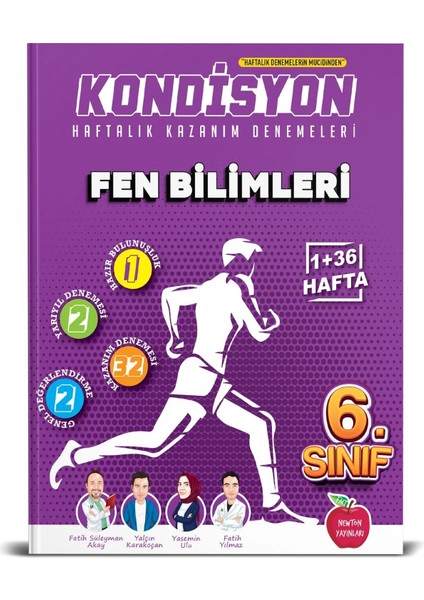 6. Sınıf Kondisyon Fen Bilimleri Denemeleri 37 Hafta Yeni