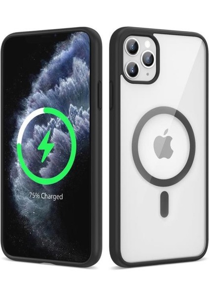 Apple iPhone 11 Pro Kılıf Magsafe Wireless Şarj Özellikli Silikon Zore Ege Kapak