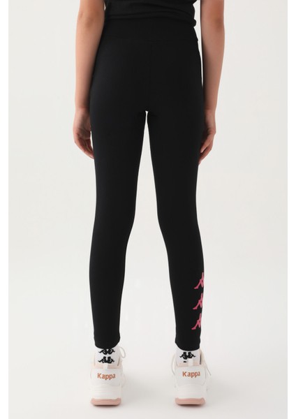 Siyah Paça Detay Kız Çocuk Tayt fırsatları