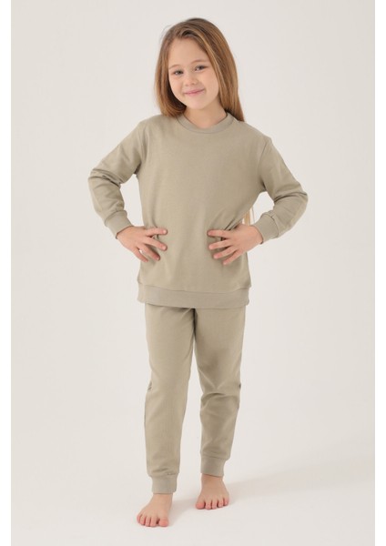 Kız Çocuk Eşofman Takım Asfalt