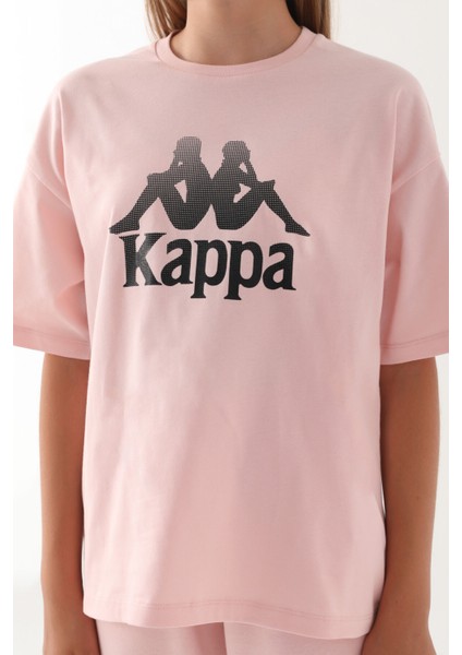 Pudra Baskı Detay Kız Çocuk T-Shirt modelleri