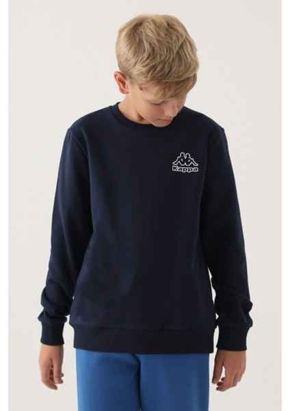 Lacivert Bisiklet Yaka Erkek Çocuk Sweatshirt fiyatları