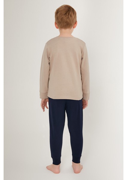 Big Excavator Gri Erkek Çocuk Uzun Kol Pijama Takım indirimleri