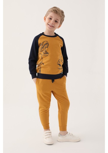 Animals Açık Kahverengi Erkek Çocuk Eşofman Takımı modelleri
