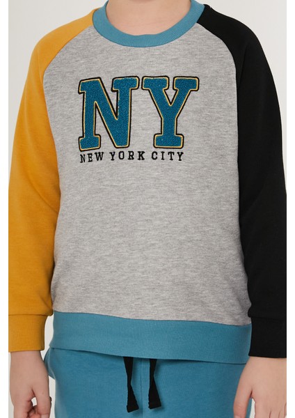 New York Gri Erkek Çocuk Eşofman Takımı fırsatları