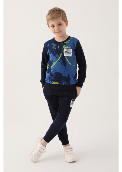 Danger Mavi Erkek Çocuk Eşofman Takımı modelleri