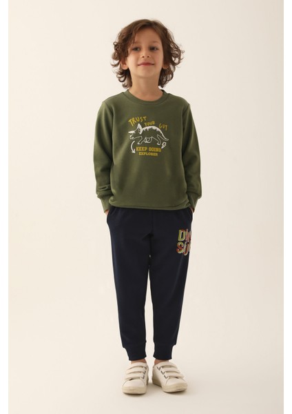 Trust Your Gut Yeşil Erkek Çocuk Eşofman Takımı modelleri