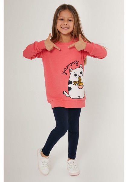 Yummy Pembe Kız Çocuk Tayt Takım modelleri