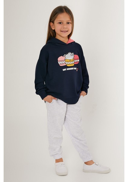 Eat Dessert First Siyah Kız Çocuk Eşofman Takımı fiyatları