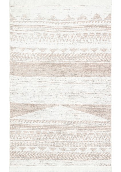 Arya Kilim Ar 06 Natural Çift Taraflı Modern Desenli Dokuma Kilim