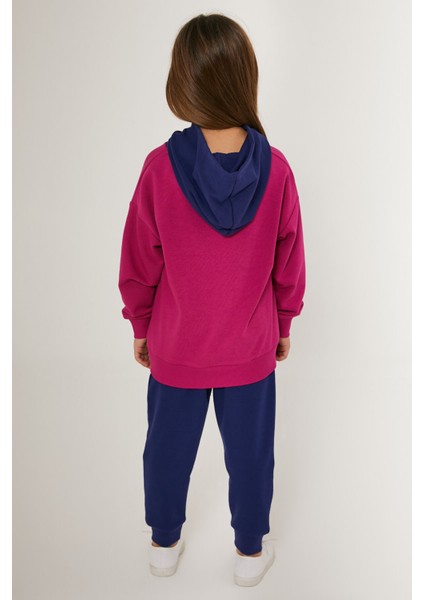 Super Girl Koyu Pembe Kız Çocuk Eşofman Takımı indirimleri