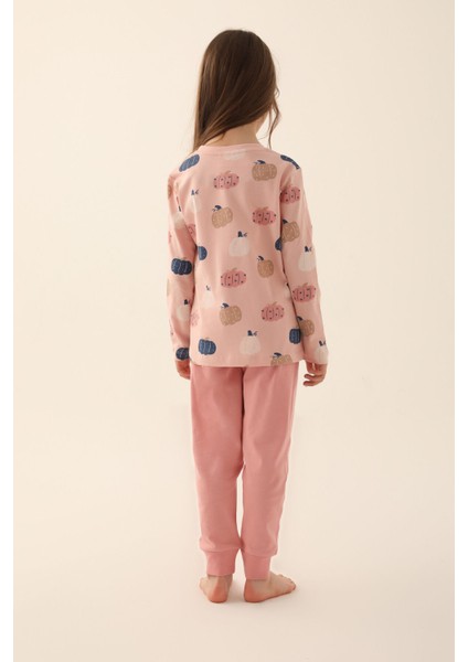 Magical Pembe Kız Çocuk Uzun Kol Pijama Takım