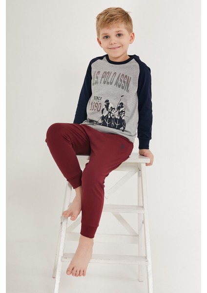 Cute Gri Erkek Çocuk Uzun Kol Pijama Takım fiyatları