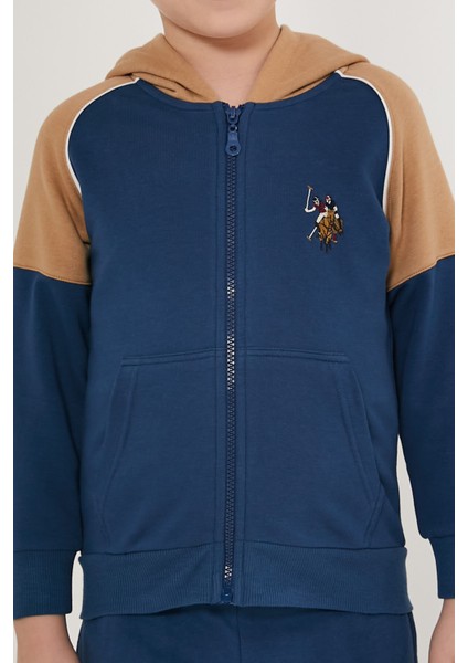 Zipper Koyu Mavi Erkek Çocuk Eşofman Takımı fırsatları