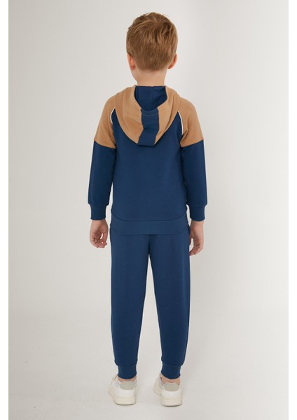 Zipper Koyu Mavi Erkek Çocuk Eşofman Takımı indirimleri