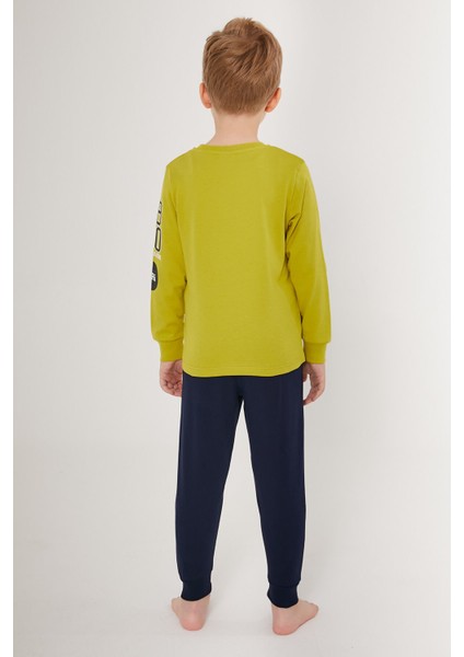 Excellent Yeşil Erkek Çocuk Uzun Kol Pijama Takım indirimleri