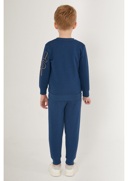 Nice Koyu Mavi Erkek Çocuk Eşofman Takımı indirimleri