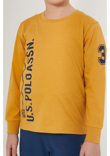 Ribbon Kahverengi Erkek Çocuk Uzun Kol Pijama Takım fırsatları