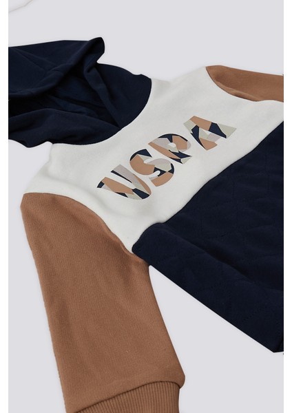 Krem Kapüşonlu Bebek 2'li Takım fiyatları