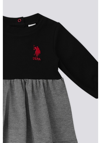 U.S Polo Assn. U.s. Polo Assn Siyah Garnili Bebek Elbise