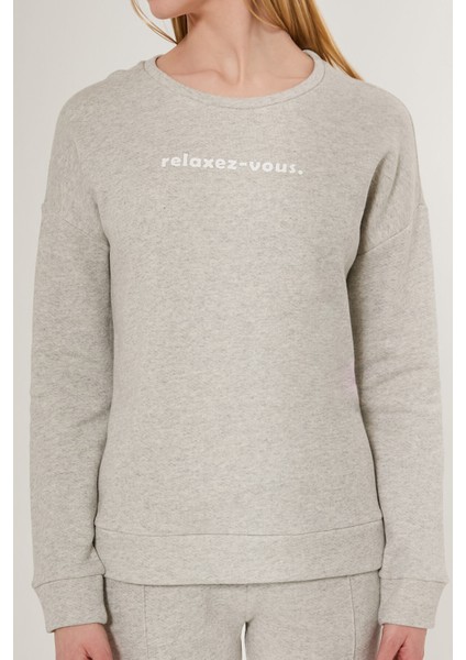 Relaxez Vouz Gri Kadın Uzun Kol Pijama Takım fırsatları
