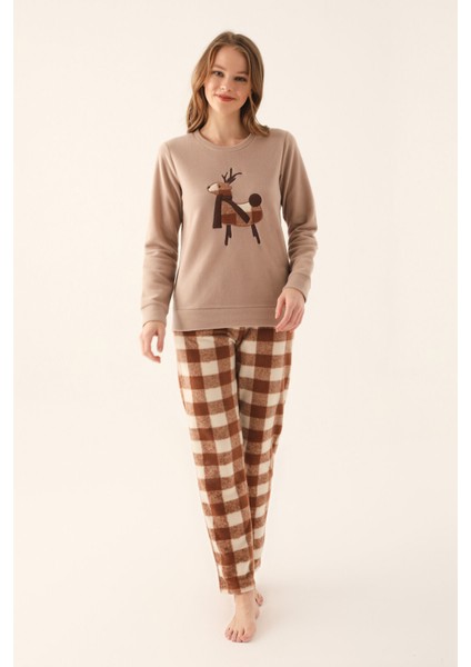 Bisküvi Kadın Uzun Kol Pijama Takım fiyatları