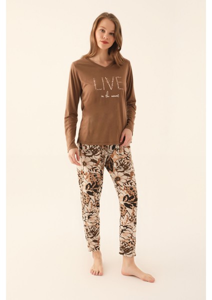 Kokonat Kadın Uzun Kol Pijama Takım fiyatları