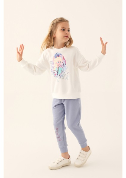 Krem Kız Çocuk Eşofman Takımı fiyatları