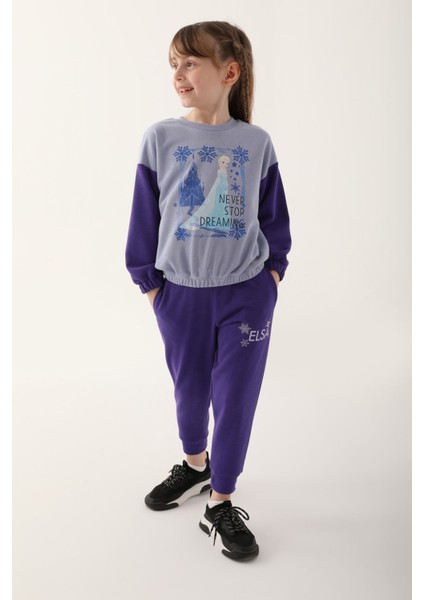 Açık Indigo Kız Çocuk Eşofman Takımı fiyatları