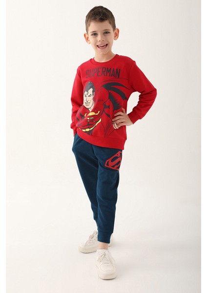 Kırmızı Erkek Çocuk Eşofman Takımı