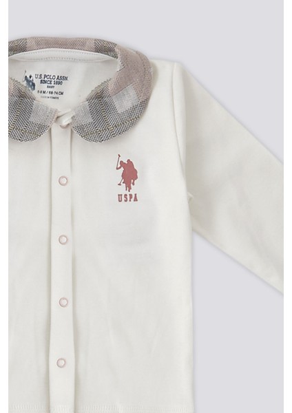 Krem Ekose Detay Bebek 3'lü Takım modelleri