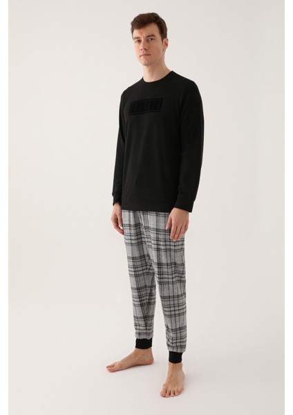 Privata Siyah Erkek Uzun Kol Pijama Takım fiyatları