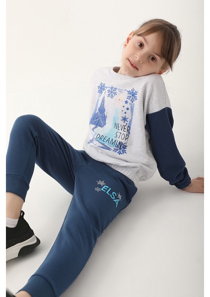 Kar Melanj Kız Çocuk Eşofman Takımı