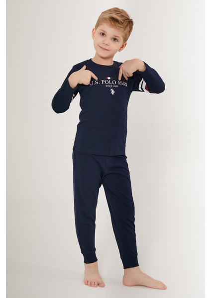 Ohio Lacivert Erkek Çocuk Uzun Kol Pijama Takım modelleri