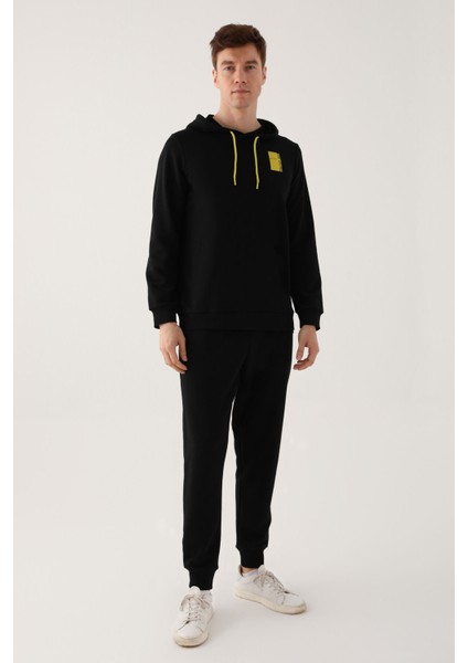 Take A Rest Siyah Erkek Uzun Kol Pijama Takım modelleri