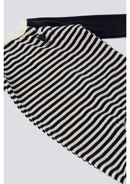 Ekru Şerit Detay Çıtçıt Yaka Bebek Tulum fiyatları