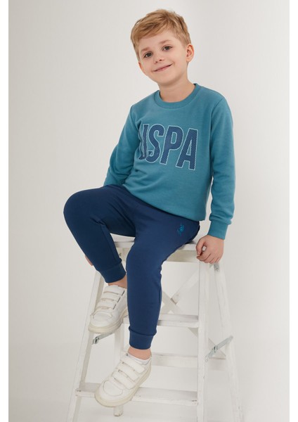 Strip Mavi Erkek Çocuk Eşofman Takımı modelleri