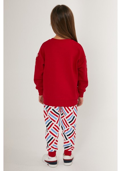 Kırmızı Kız Çocuk Eşofman Takımı indirimleri