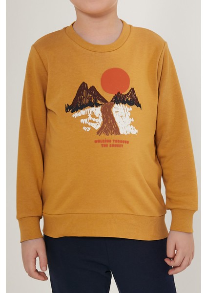 Sunset Kahverengi Erkek Çocuk Eşofman Takımı fırsatları