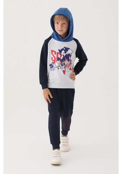 Gri Baskılı Erkek Çocuk Eşofman Takımı fiyatları