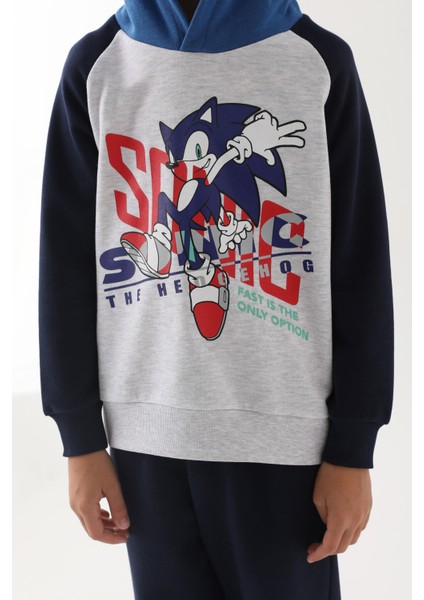 Gri Baskılı Erkek Çocuk Eşofman Takımı fırsatları