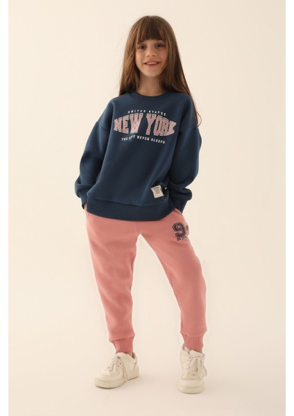 New York Lacivert Kız Çocuk Eşofman Takımı fiyatları