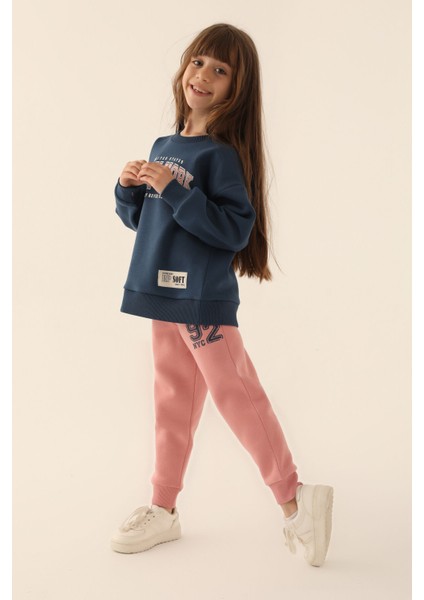 New York Lacivert Kız Çocuk Eşofman Takımı modelleri