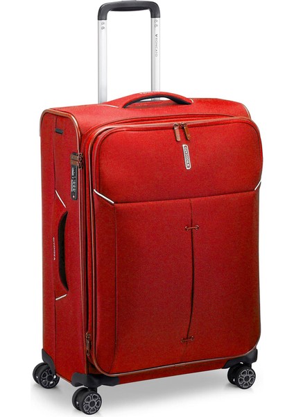 Unisex Valiz 41530209 Roncato Trolley Medıo 4r 65 cm Exp Ironık 2.0 Rosso