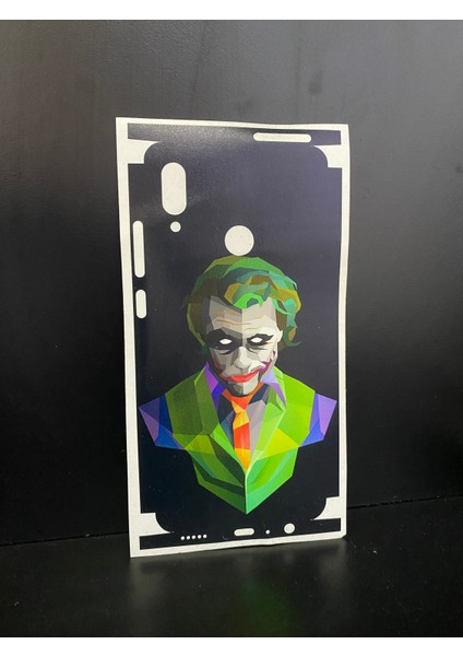 P Smart 2019 Arka ve Yan Koruma Jelatin Sticker Kaplama Film - Joker